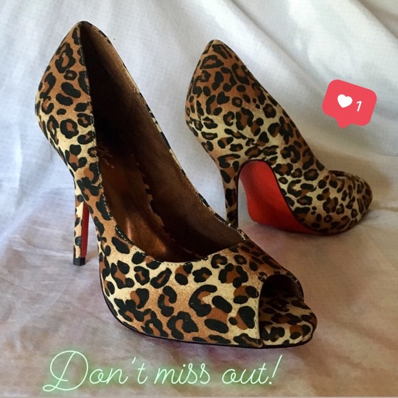 Mixx Shuz Shoes - Mixx Shuz So Kate Inspired Statement Leopard Heels